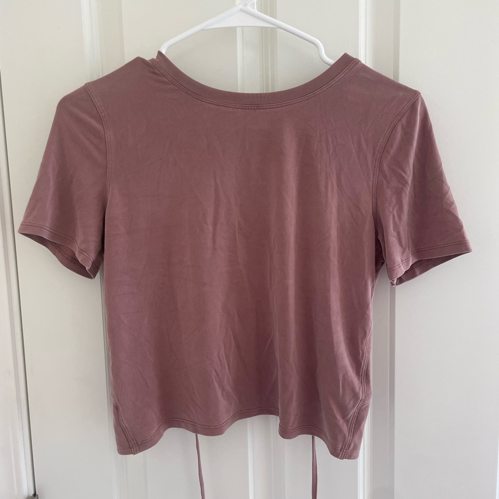 Lululemon Open Tie Back SS